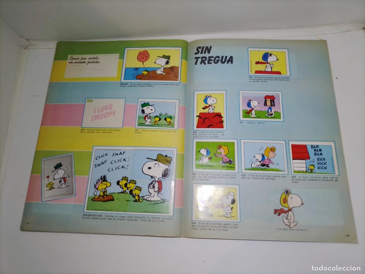 Coleccionismo &aacute;lbumes: albun de cromos de snoopy - Foto 15