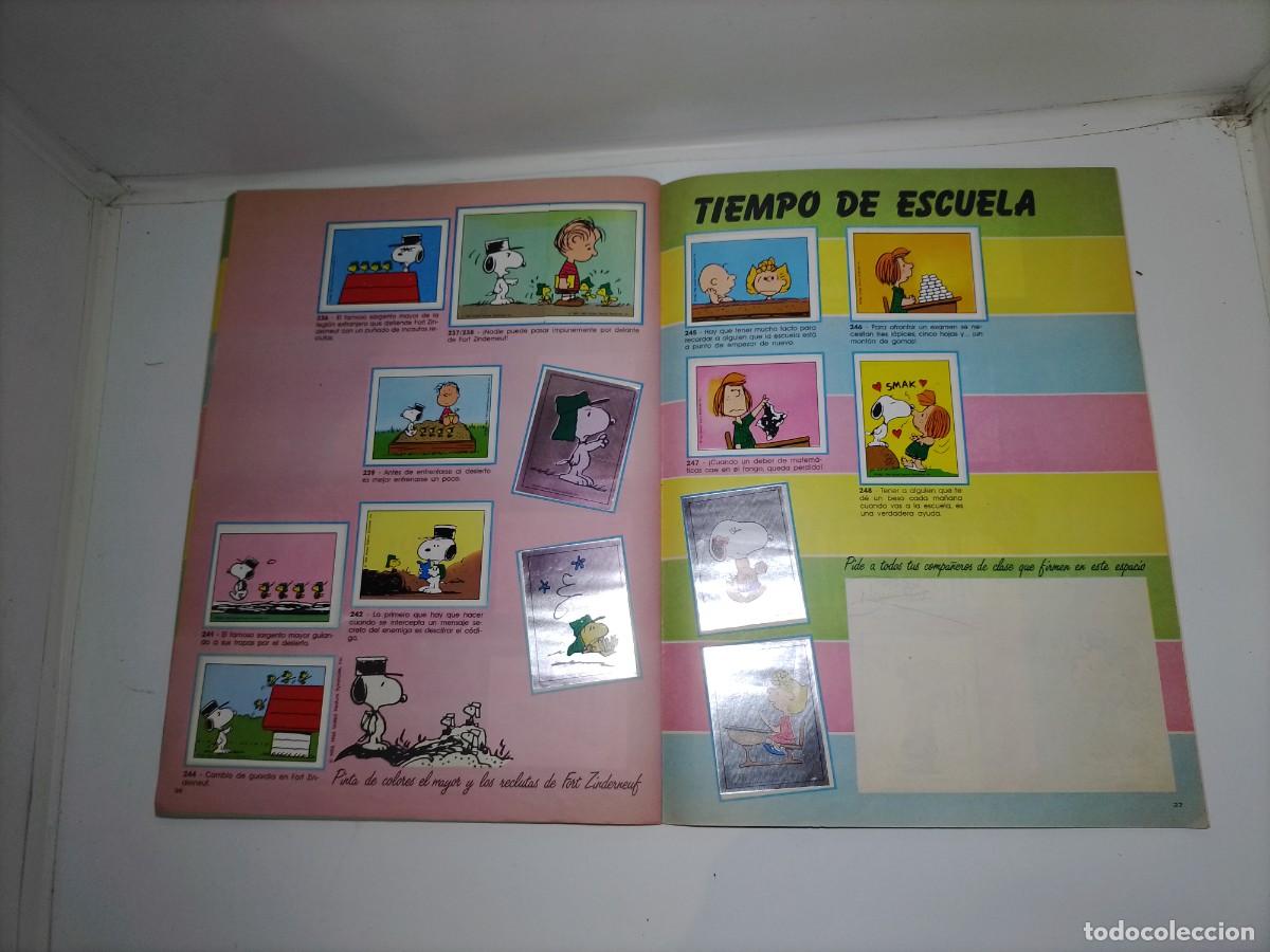Coleccionismo &aacute;lbumes: albun de cromos de snoopy - Foto 16