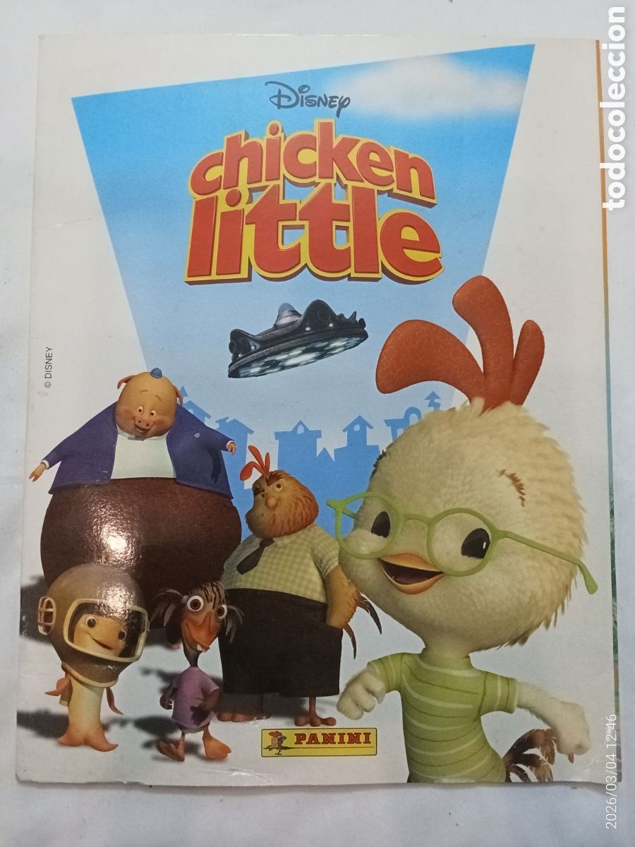 Coleccionismo &Aacute;lbumes: &Aacute;lbum de cromos chicken little colecci&oacute;n Panini completo al 6%