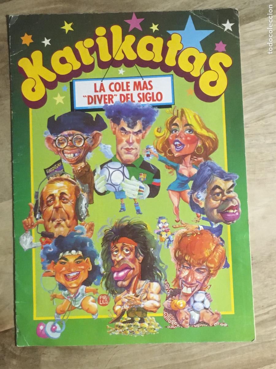 Coleccionismo &Aacute;lbumes: karikatas ediciones este album de cromos vacio sin cromos plancha