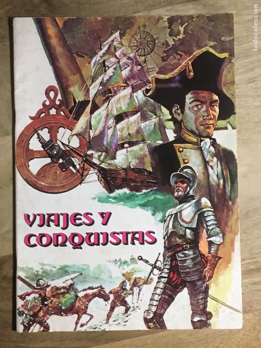 Coleccionismo &Aacute;lbumes: viajes y conquistas ruiz romero album de cromos vacio sin cromos plancha