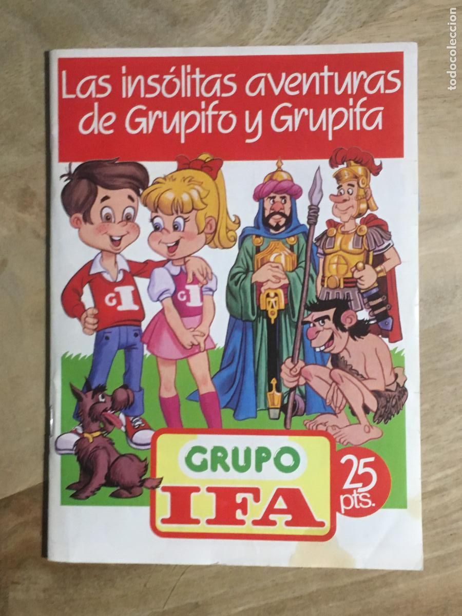 Collectionnisme Albums: las insoltias aventuras de grupifo y grupifa album de cromos incompleto faltan 22 cromos