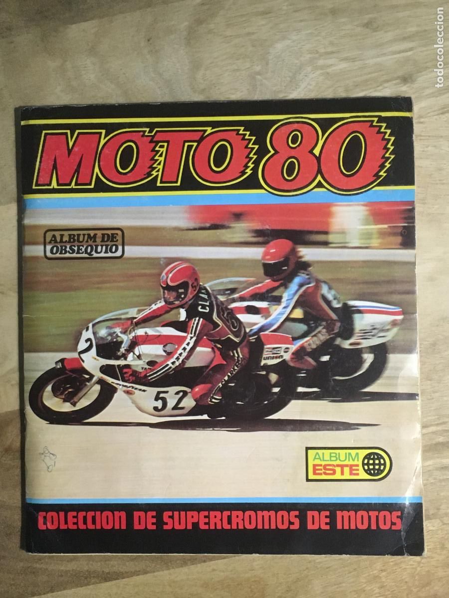 Coleccionismo &Aacute;lbumes: moto 80 ediciones este album de cromos incompleto faltan 3 cromos perfecto estado
