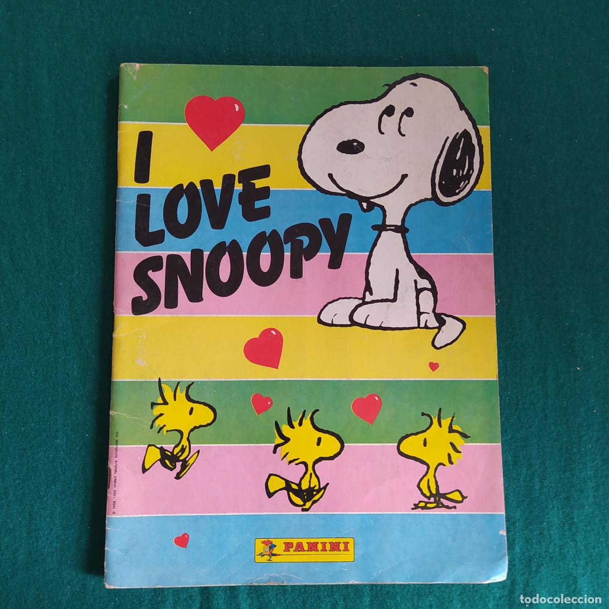 Coleccionismo &aacute;lbumes: I LOVE SNOOPY PANINI 1987. - Foto 1
