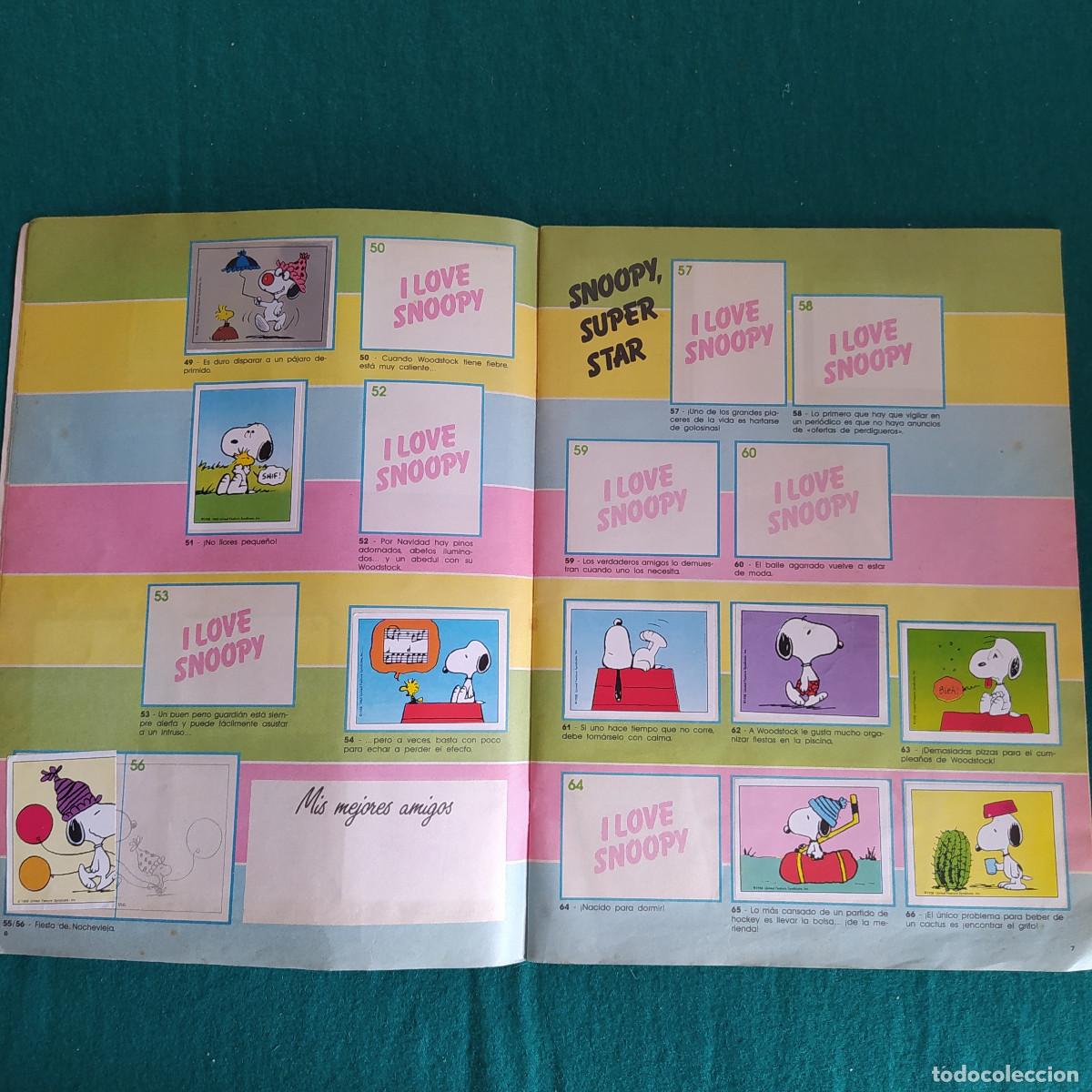Coleccionismo &aacute;lbumes: I LOVE SNOOPY PANINI 1987. - Foto 5