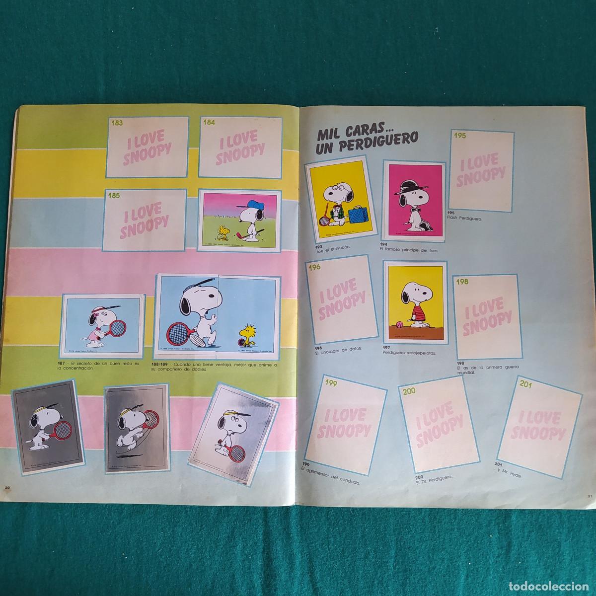 Coleccionismo &aacute;lbumes: I LOVE SNOOPY PANINI 1987. - Foto 12