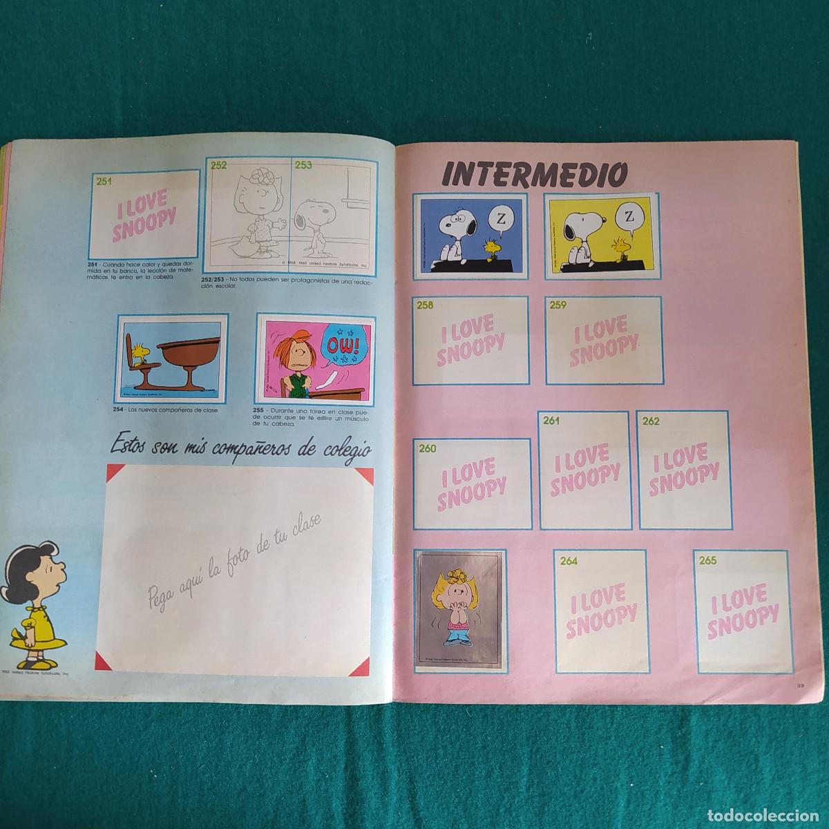 Coleccionismo &aacute;lbumes: I LOVE SNOOPY PANINI 1987. - Foto 16