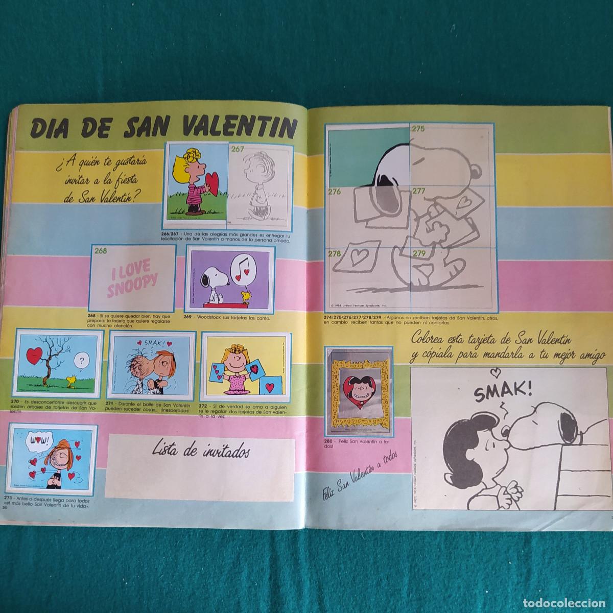 Coleccionismo &aacute;lbumes: I LOVE SNOOPY PANINI 1987. - Foto 17