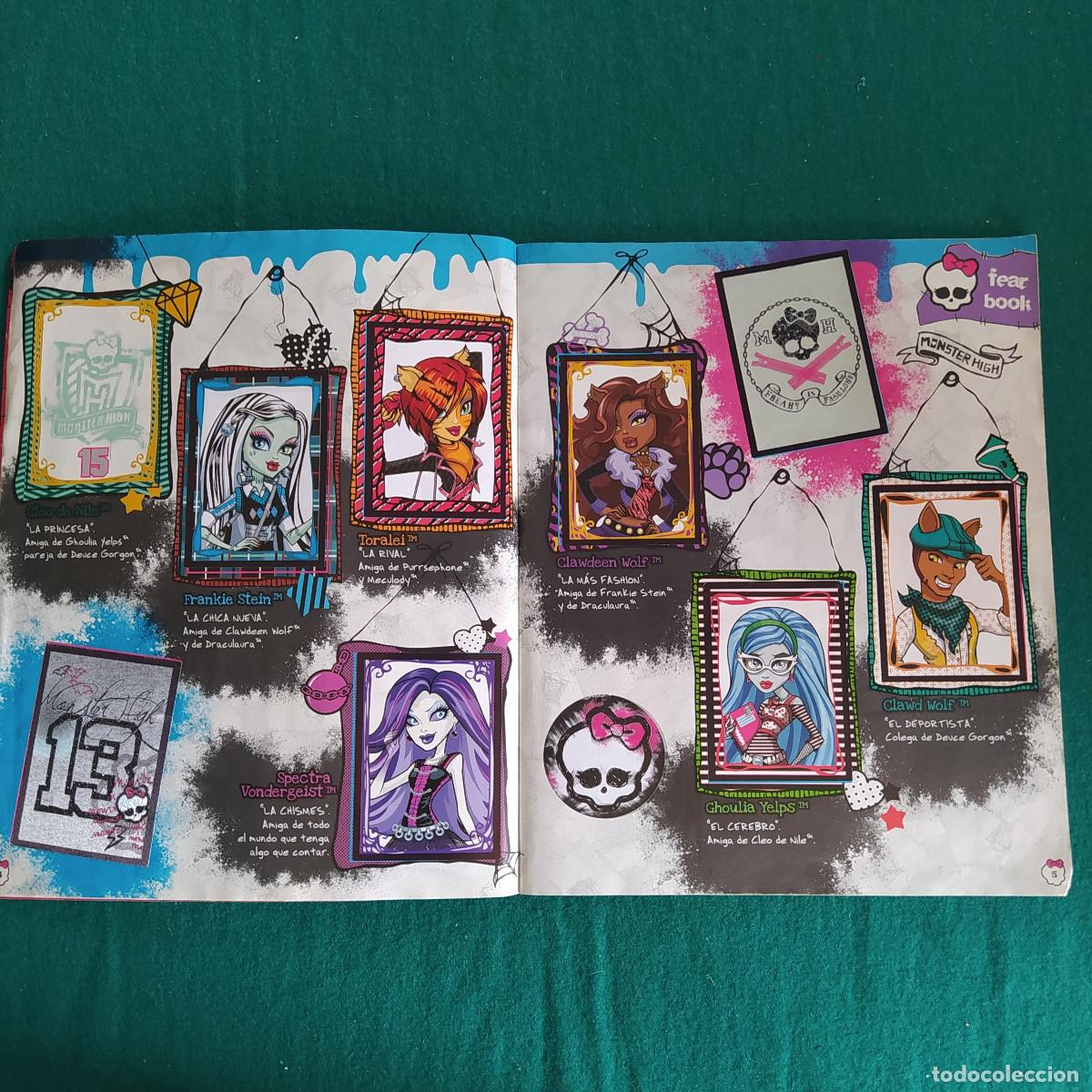 Coleccionismo &aacute;lbumes: MONSTER HIGH PANINI . - Foto 4