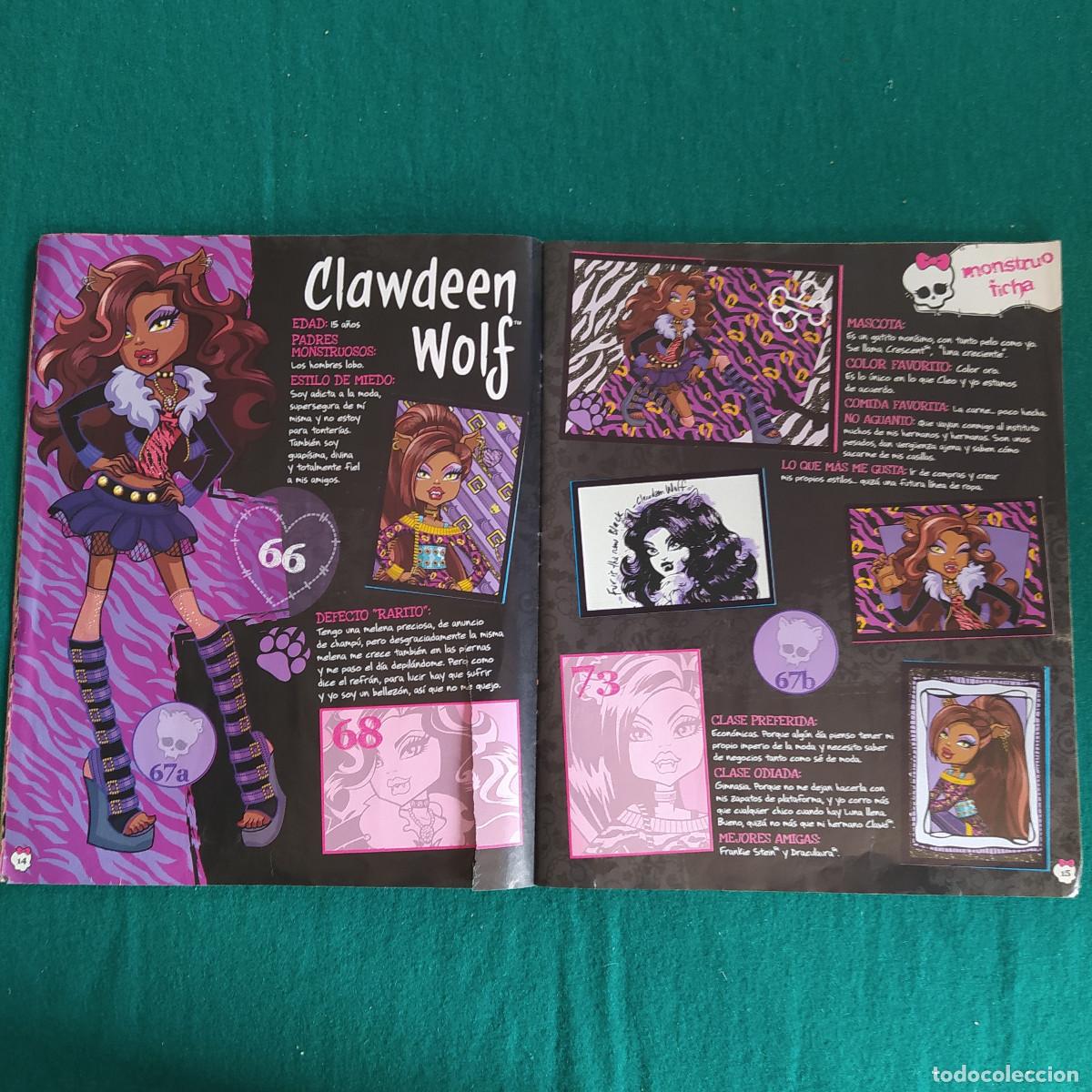 Coleccionismo &aacute;lbumes: MONSTER HIGH PANINI . - Foto 9