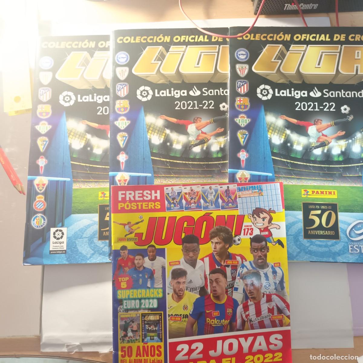 Collectionnisme Albums: 3 Albumes Liga 21-22 incompletos Lote A -98A