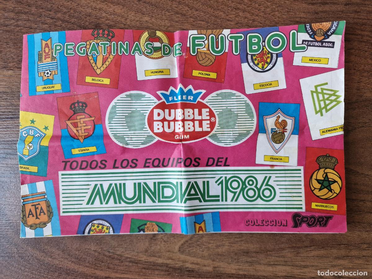 Coleccionismo &Aacute;lbumes: ALBUM CHICLES DUBBLE BUBBLE MUNDIAL 1986