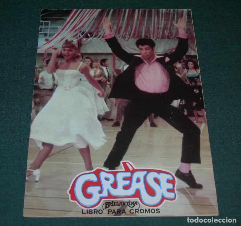 Coleccionismo &Aacute;lbumes: &Aacute;LBUM DE CROMOS GREASE - BRILLANTINA - DE EDITORIAL MAGA A&Ntilde;O 1979