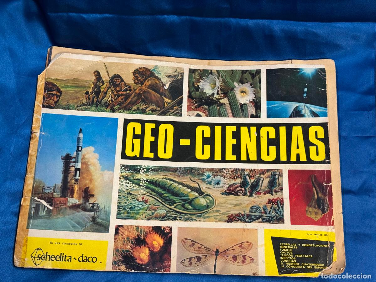 Coleccionismo &Aacute;lbumes: &Aacute;lbum de cromos geo-ciencias incompleto