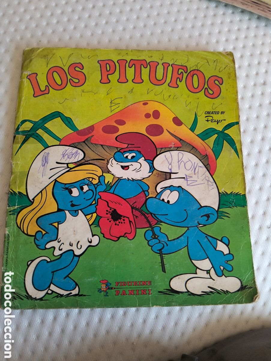 Coleccionismo &Aacute;lbumes: Album cromos los pitufos