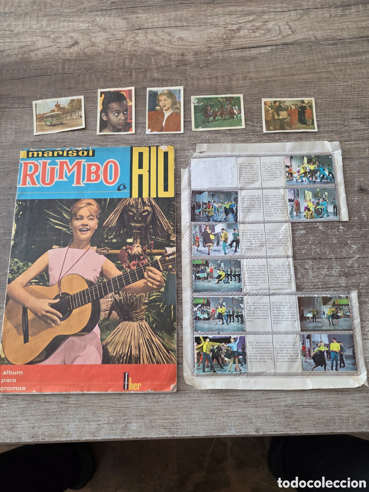 Collectionnisme Albums: ALBUM CROMOS MARISOL RUMBO A RIO FHER 1963 MAS 25 CROMOS MARISOL
