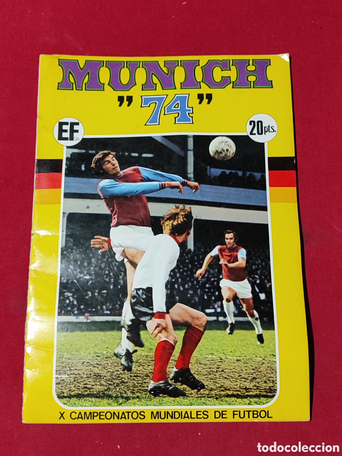 Coleccionismo &Aacute;lbumes: Album MUNICH 74 PLANCHA SIN USO LEER DESCRIPCI&Oacute;N
