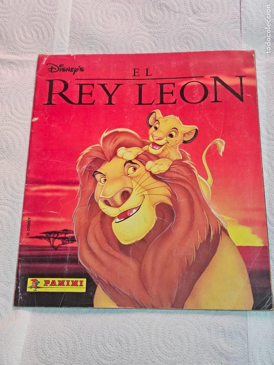 Coleccionismo &Aacute;lbumes: ALBUM DE CROMOS DE EL REY LEON DE PANINI DISNEY de 228 faltan 23 cromos