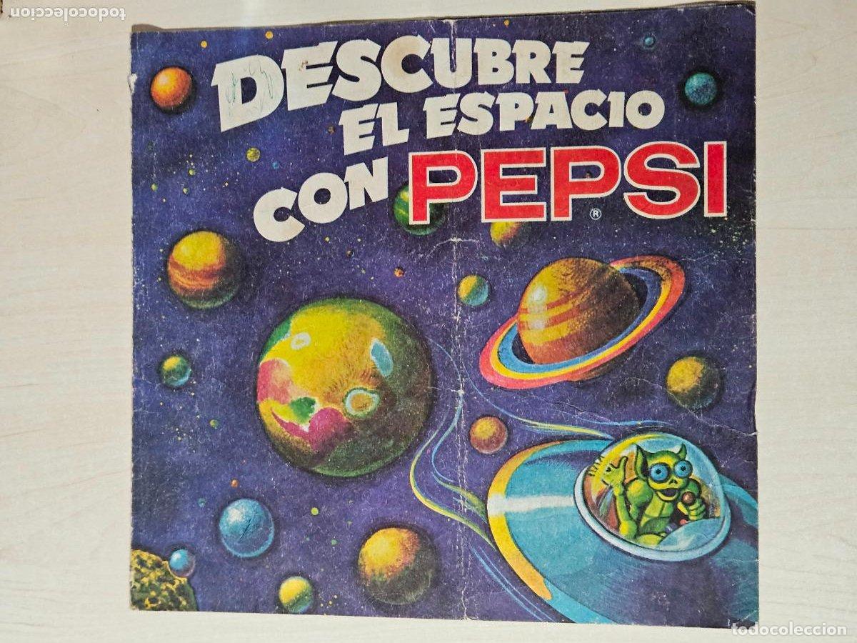 Coleccionismo &Aacute;lbumes: ALBUM SIN CROMOS - DESCUBRE EL ESPACIO CON PEPSI 1976