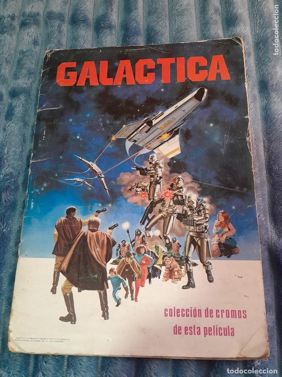 Coleccionismo &Aacute;lbumes: ALBUM DE CROMOS DE LA PELICULA GALACTICA EDITORIAL MAGA 1979 FALTAN 22 DE 243