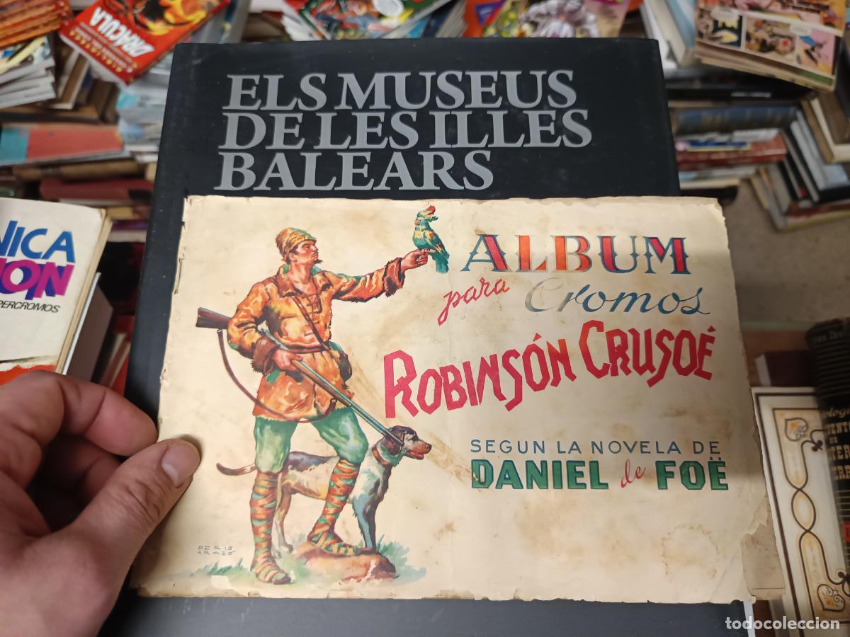Collectable Incomplete Albums: &Aacute;LBUM PARA CROMOS ROBINS&Oacute;N CRUSO&Eacute; . SEG&Uacute;N LA NOVELA DE DANIEL DE FO&Euml; . INCOMPLETO . 72 CROMOS