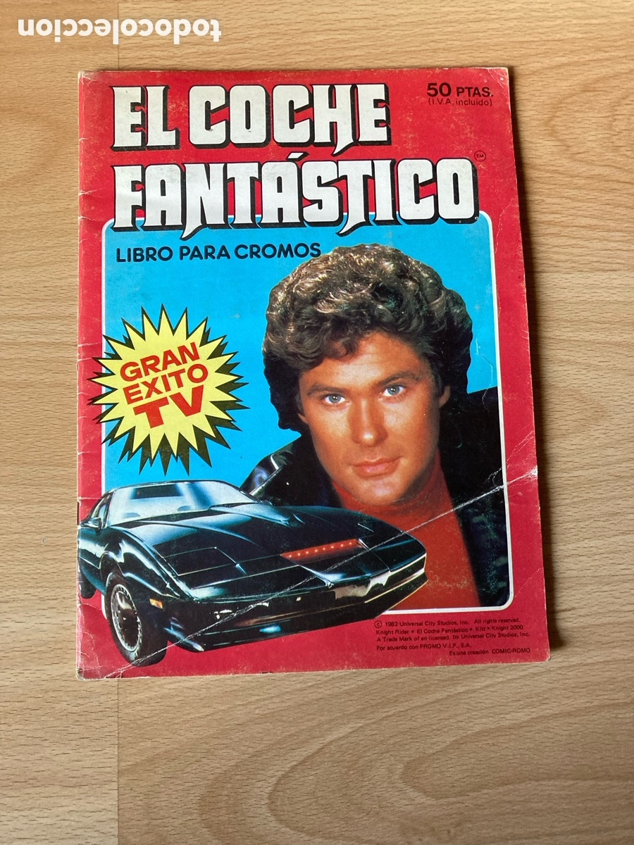 Coleccionismo &Aacute;lbumes: ALBUM CROMOS INCOMPLETO EL COCHE FANT&Aacute;STICO