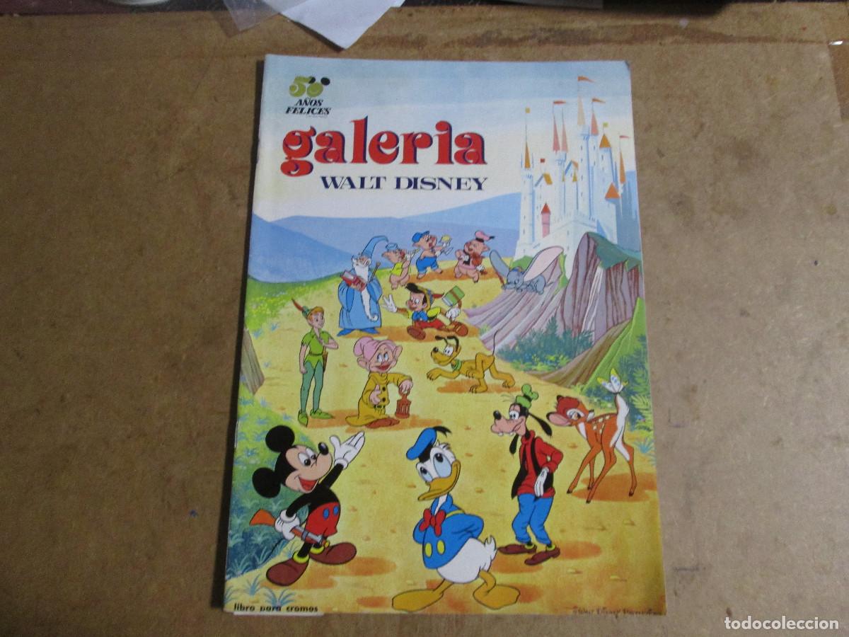 Coleccionismo &Aacute;lbumes: album cromos vac&iacute;o, 50 a&ntilde;os felices, galer&iacute;a Walt Disney,