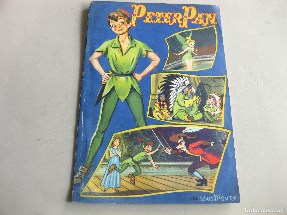 Coleccionismo &Aacute;lbumes: ALBUM DE CROMOS DE PETER PAN INCOMPLETO. EDITORIAL FHER. WALT DISNEY