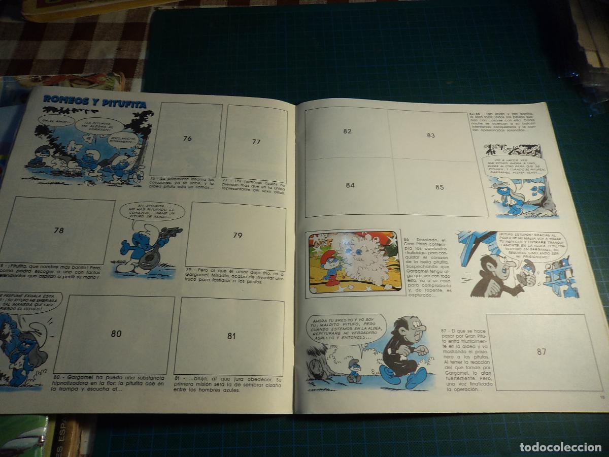 Coleccionismo &aacute;lbumes: Los Pitufos. Panini. Con el 25 % de los cromos aproximadamente. - Foto 2