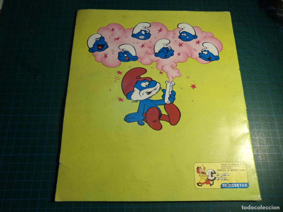 Coleccionismo &aacute;lbumes: Los Pitufos. Panini. Con el 25 % de los cromos aproximadamente. - Foto 3