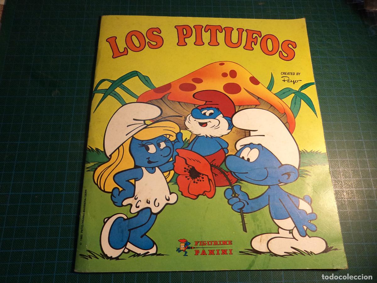 Coleccionismo &aacute;lbumes: Los Pitufos. Panini. Con el 25 % de los cromos aproximadamente. - Foto 1