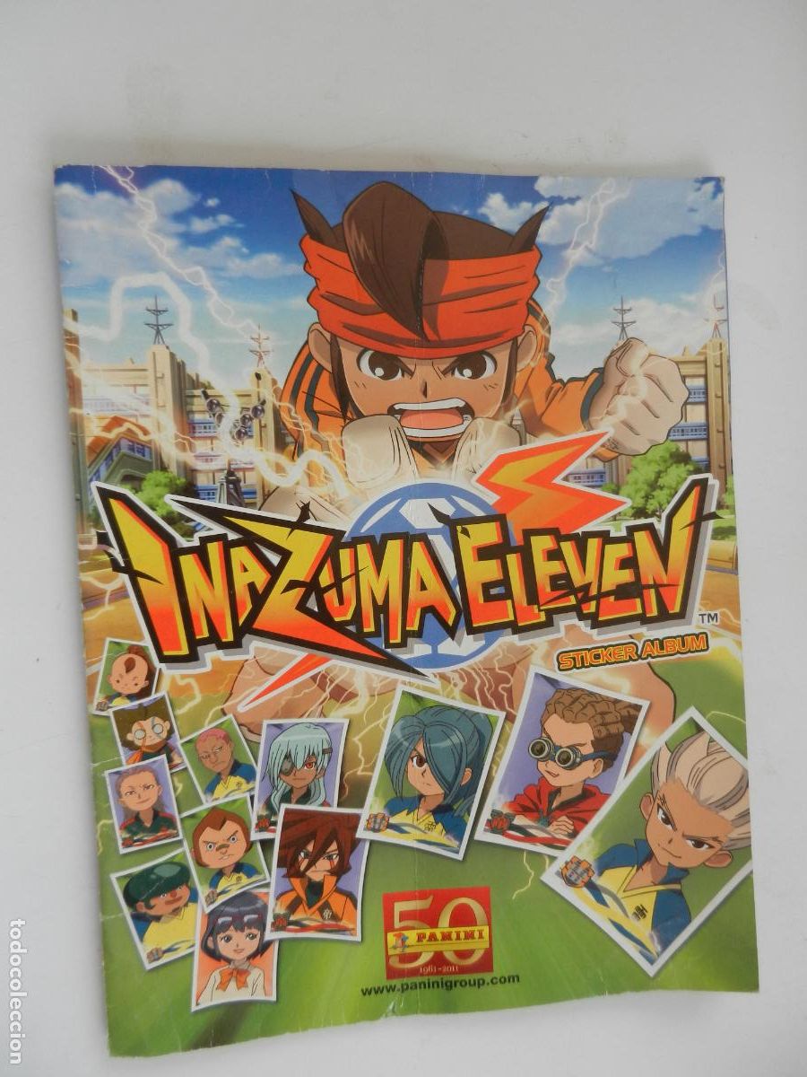 Coleccionismo &Aacute;lbumes: INAZUMA ELEVEN - STICKER &Aacute;LBUM - PANINI 2011.