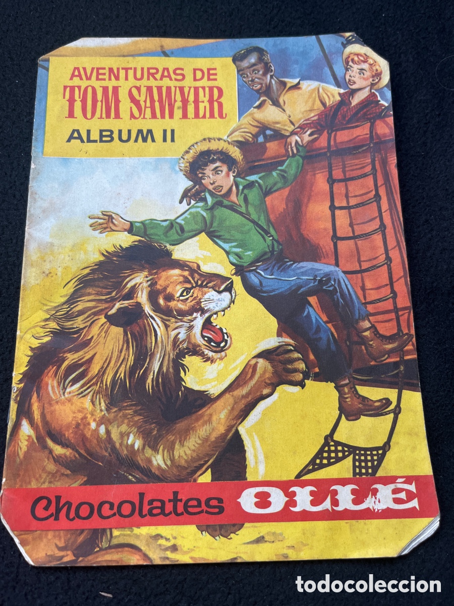 Coleccionismo &Aacute;lbumes: AVENTURAS DE TOM SAWYER &Aacute;LBUM II CHOCOLATES OLL&Eacute;