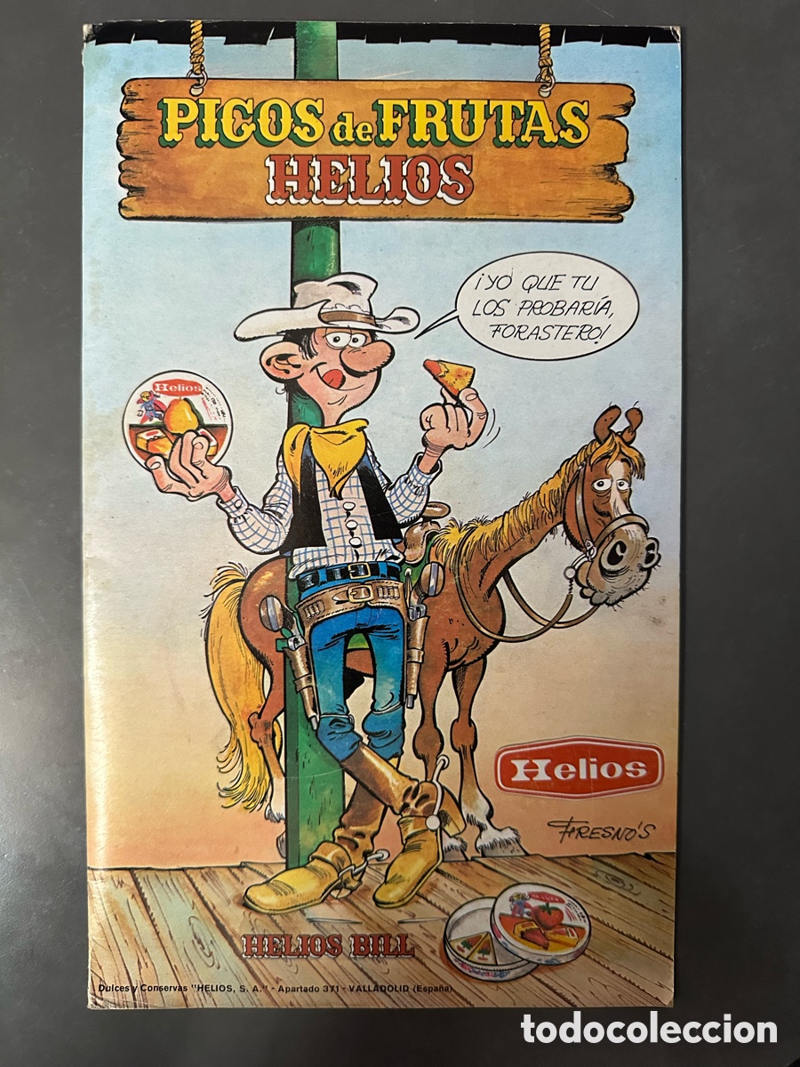 Coleccionismo &Aacute;lbumes: &Aacute;LBUM PICOS DE FRUTAS HELIOS BILL CON 12 CROMOS