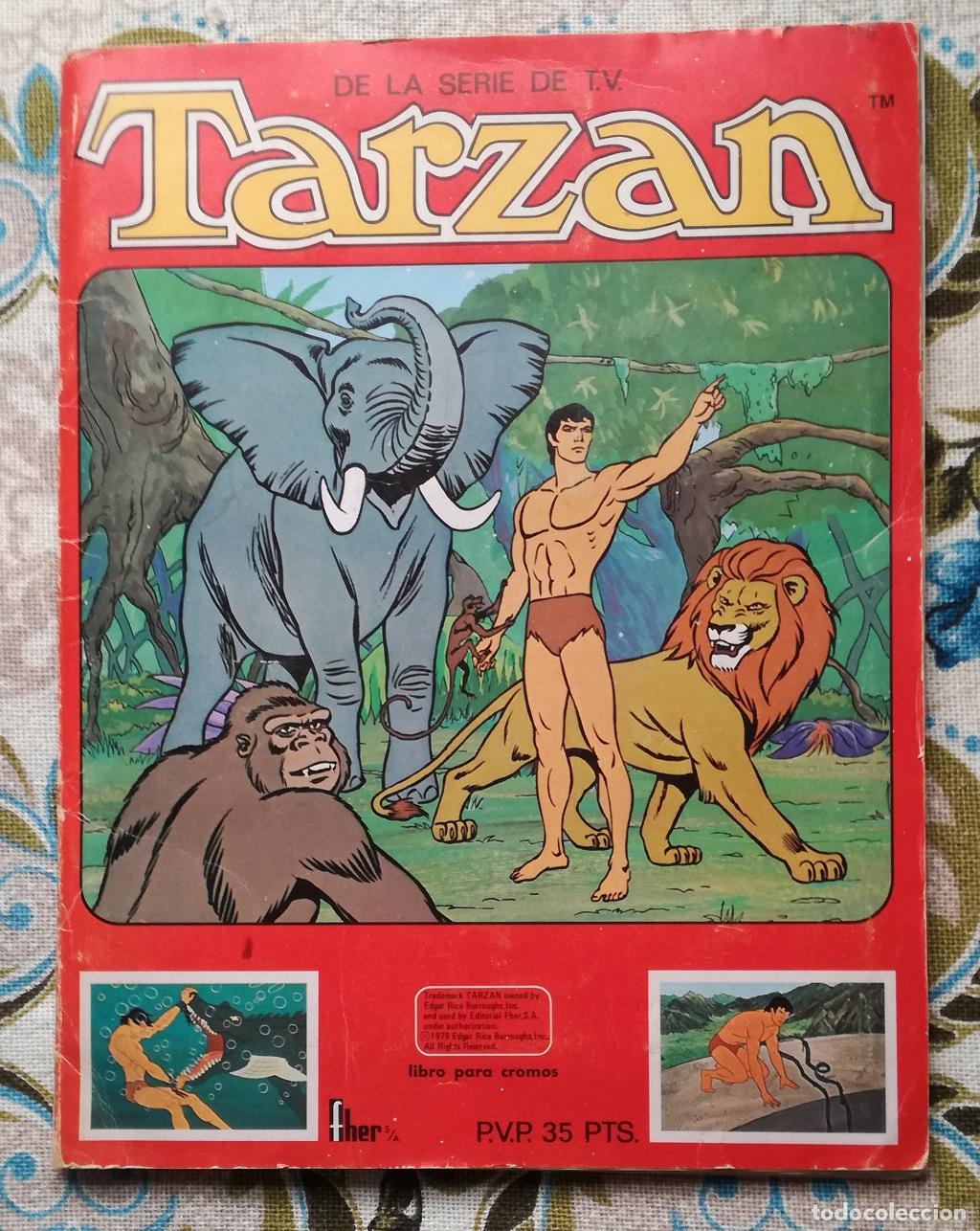 Coleccionismo &Aacute;lbumes: Album Tarzan, FHER Panrico - Contiene 213 cromos