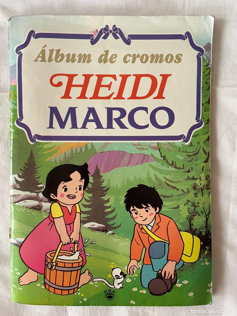 Coleccionismo &Aacute;lbumes: &Aacute;LBUM INCOMPLETO DE HEIDI Y MARCO A&Ntilde;O 1999 DE RBA