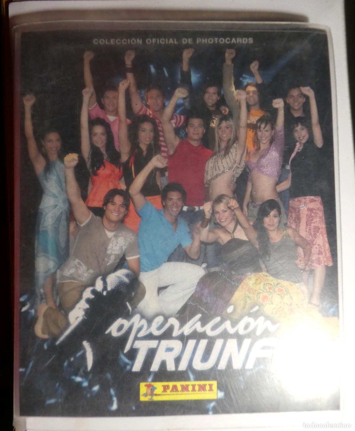 Coleccionismo &Aacute;lbumes: &Aacute;lbum Operaci&oacute;n Triunfo 2005 ,con 92 postales