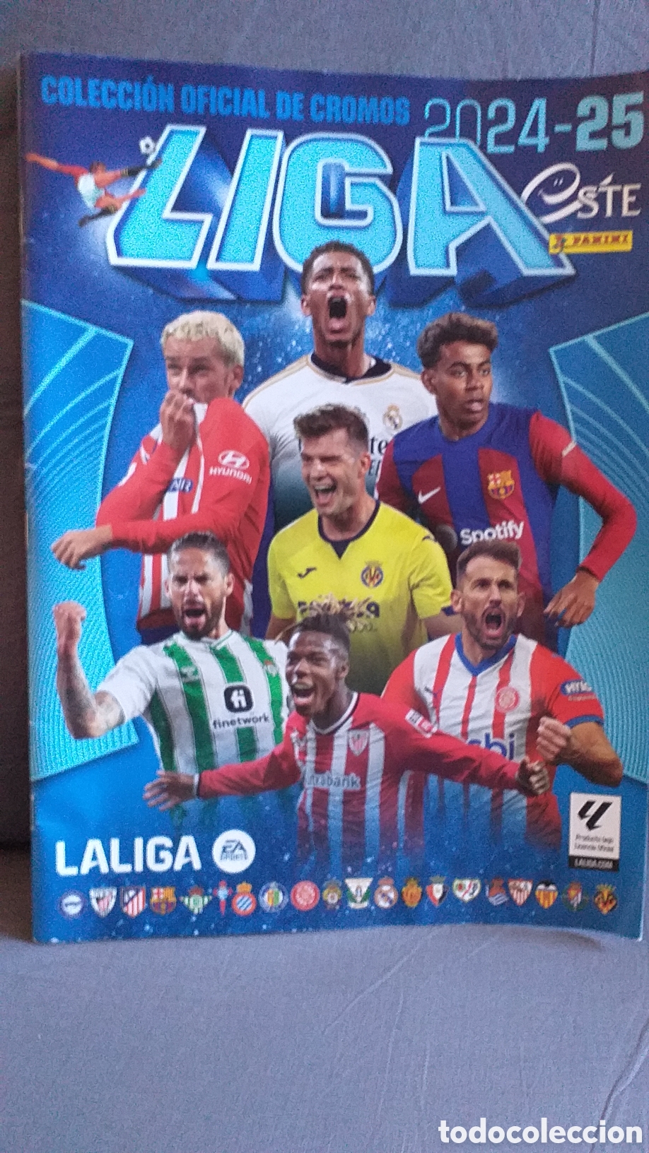 Coleccionismo &Aacute;lbumes: Album de f&uacute;tbol # LIGA ESTE A&Ntilde;O 2024 - 25 # Panini, contiene 4 cromos