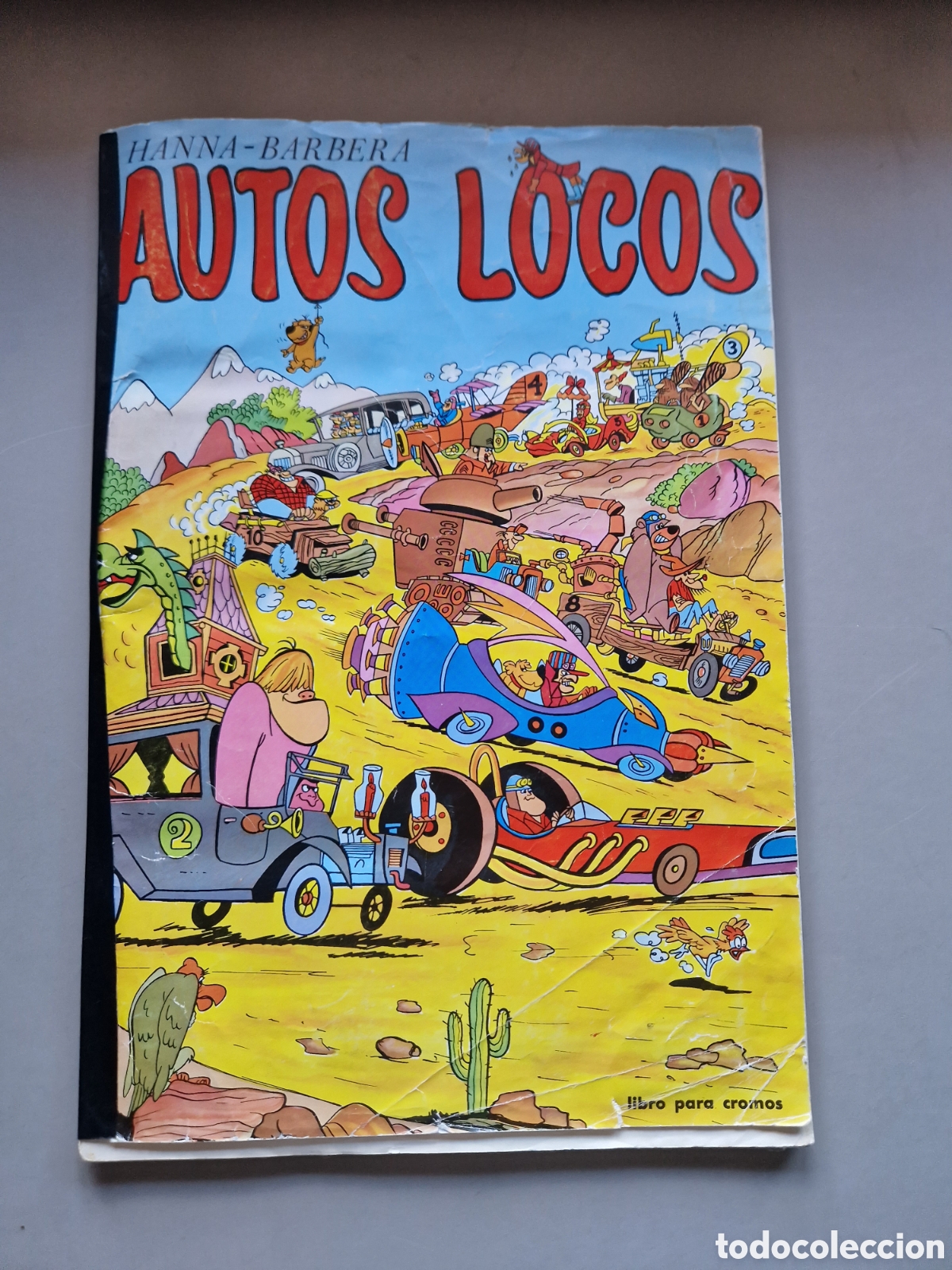 Coleccionismo &Aacute;lbumes: ALBUM MUY DIFICIL AUTOS LOCOS FHER HANNA BARBERA