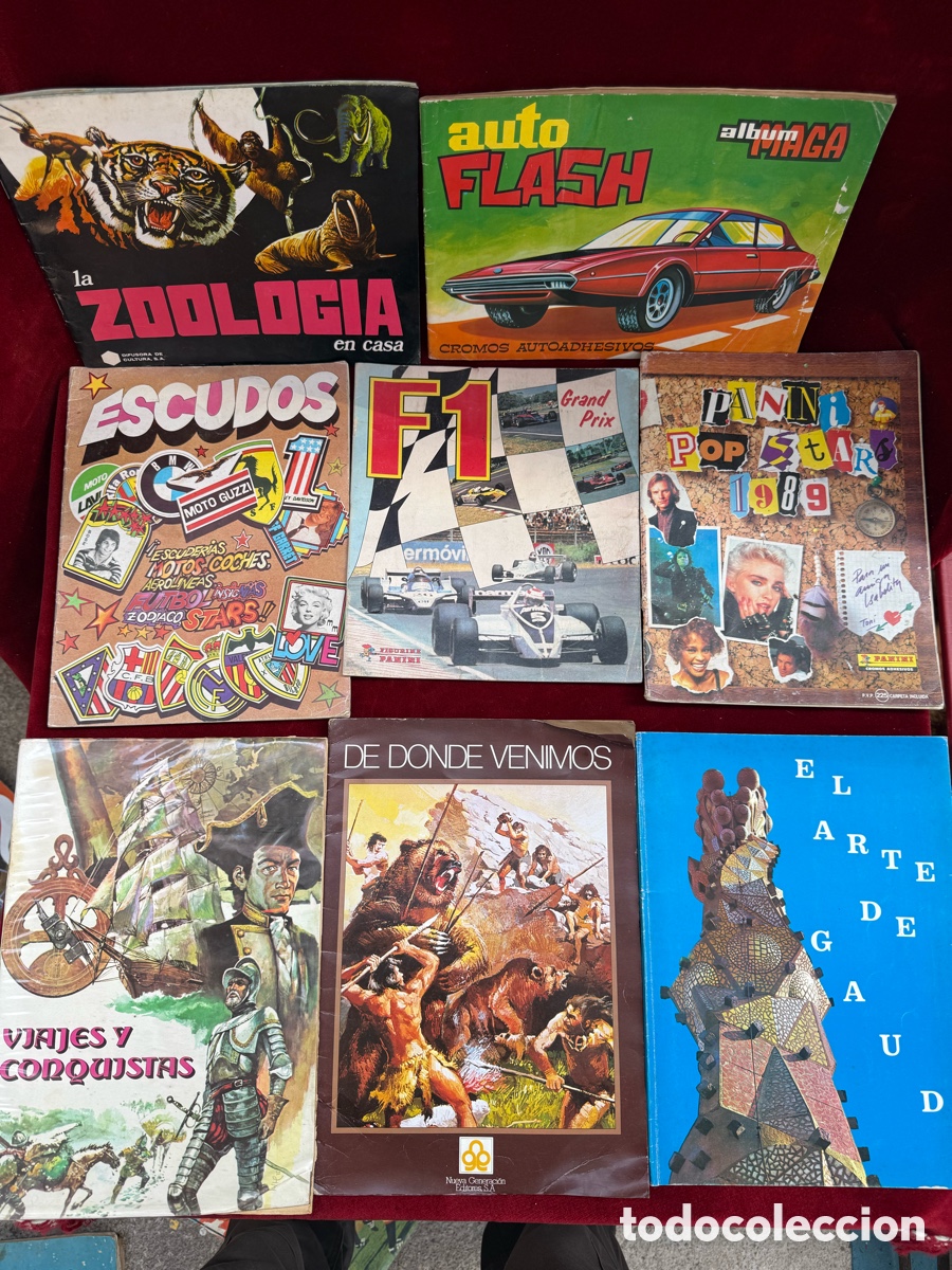 Coleccionismo &Aacute;lbumes: Gran lote de albumesc de cromos antiguos incompletos!