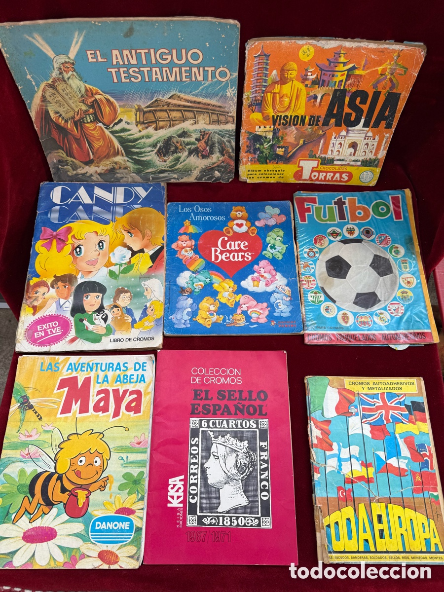Coleccionismo &Aacute;lbumes: Gran lote de albumes de cromos antiguos incompletos!