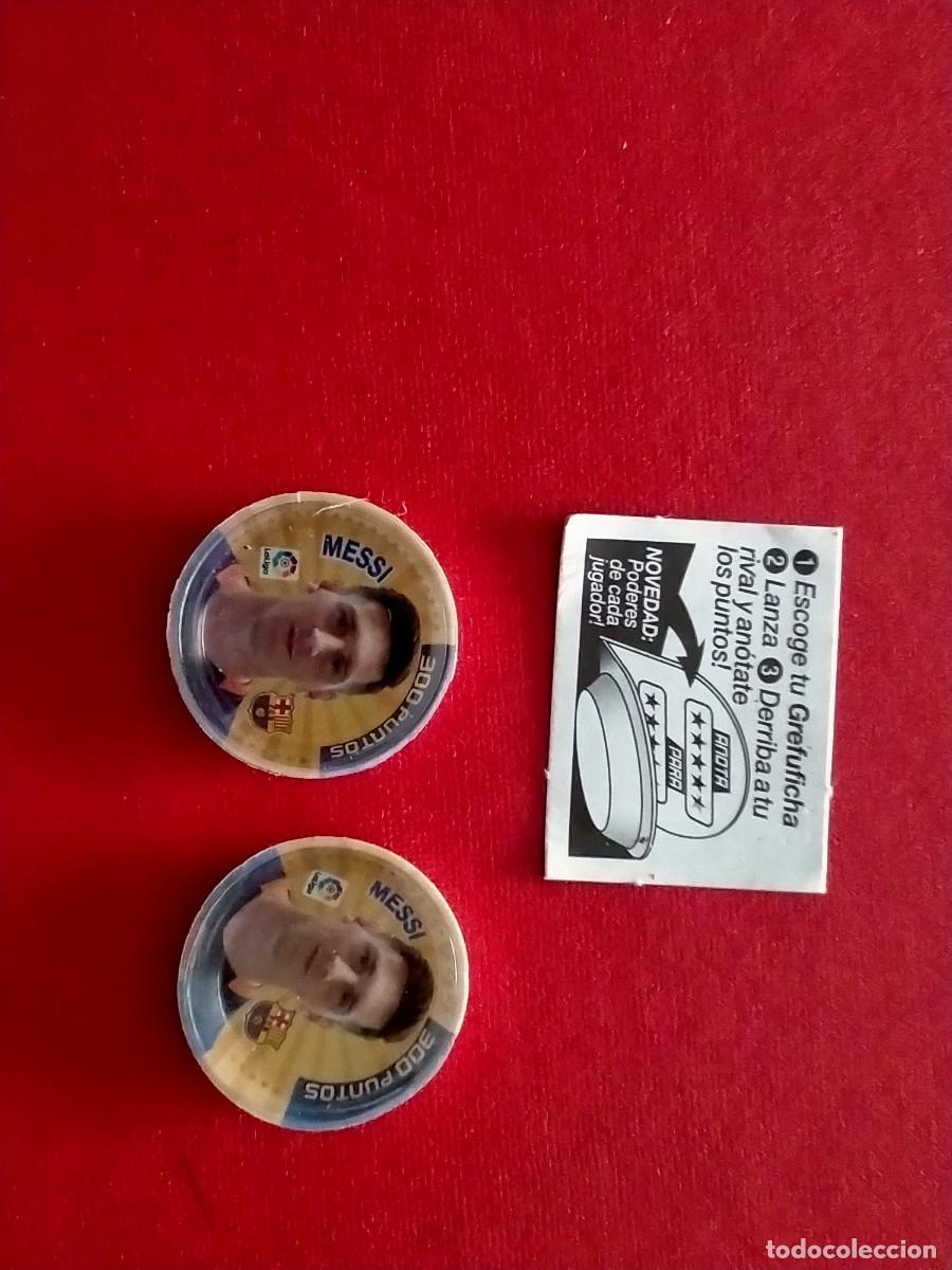 Coleccionismo &aacute;lbumes: cromos de messi chapitas cromo - Foto 1