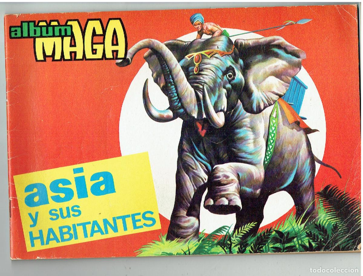 Coleccionismo &Aacute;lbumes: ALBUM MAGA. ASIA Y SUS HABITANTES. VACIO, SOLO ALBUM. (ST/PNN2)