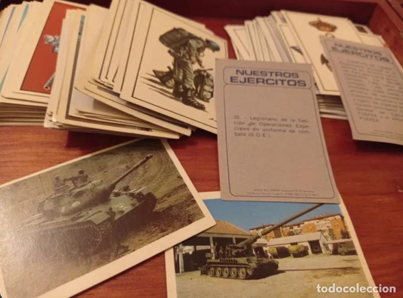 Coleccionismo &Aacute;lbumes: Lote 600 cromos Nuestros ej&eacute;rcitos 1982