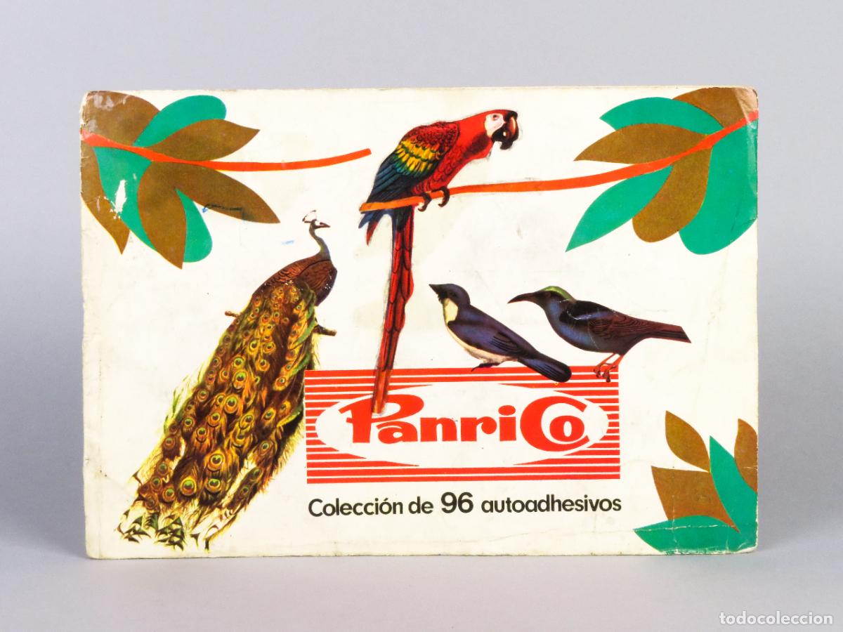 Coleccionismo &Aacute;lbumes: P&aacute;jaros Panrico 1972 &aacute;lbum incompleto cromos adhesivos faltan &uacute;ltima p&aacute;gina contraportada