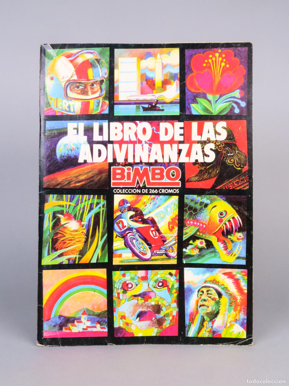 Coleccionismo &Aacute;lbumes: El libro de las adivinanzas Bimbo 1973 &aacute;lbum incompleto con s&oacute;lo 13 cromos de 266