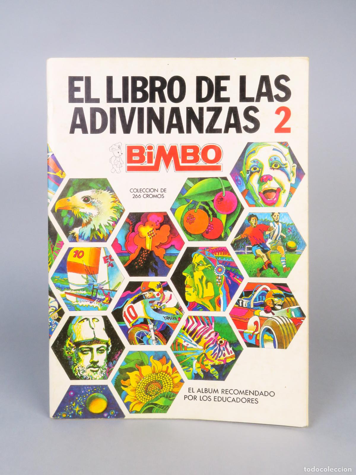 Coleccionismo &Aacute;lbumes: El libro de las adivinanzas Bimbo 2 1974 &aacute;lbum incompleto vac&iacute;o sin cromos nuevo