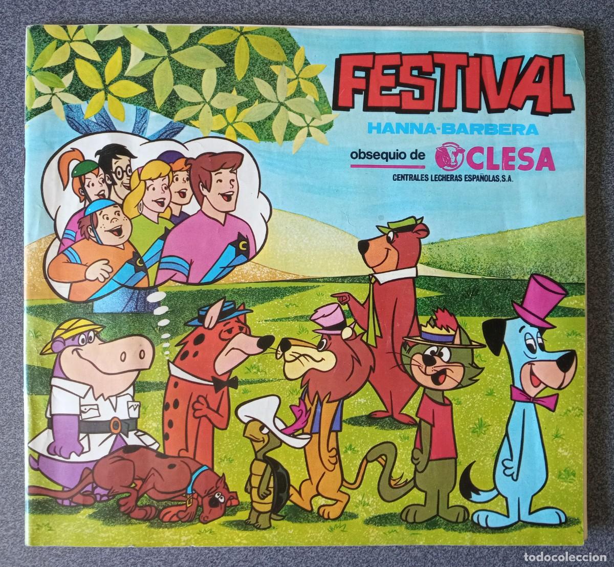 Coleccionismo &Aacute;lbumes: &Aacute;lbum cromos Festival Hanna Barbera Clesa