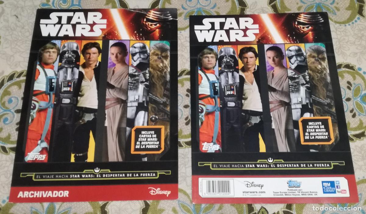 Coleccionismo &Aacute;lbumes: Tapas del album Star Wars: El viaje hacia Star Wars: El despertar de la Fuerza