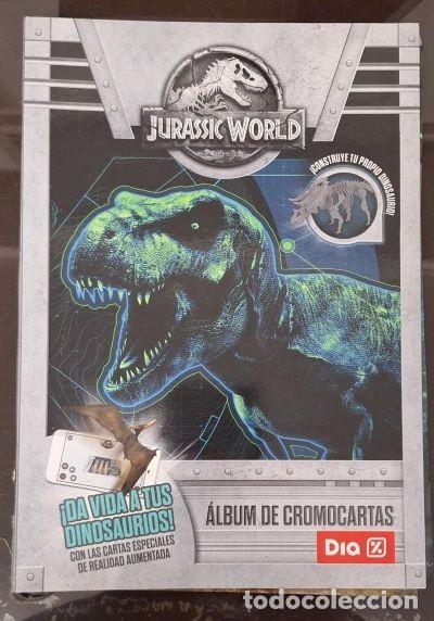Coleccionismo &Aacute;lbumes: &Aacute;LBUM DE CROMOCARTAS. JURASSIC WORLD. D&Iacute;A. INCOMPLETO A-ALB-1365
